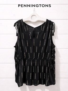 PENNINGTONS – Black Top 3X (NWT)